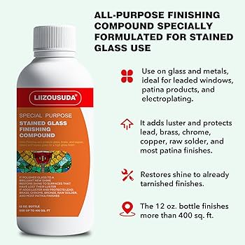 Amazon.com: Stained Glass Finishing Compound - Glass